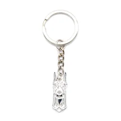 Hot Sale Female Metal Dog Key Chains Lovers' Doberman Jewelry Pendant Key Chains