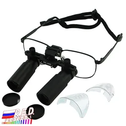 Keplerian Prism Style 6.0x 6x Magnification Titanium Frame Binocular Dental Loupes Surgical Medical Dentistry 420mm