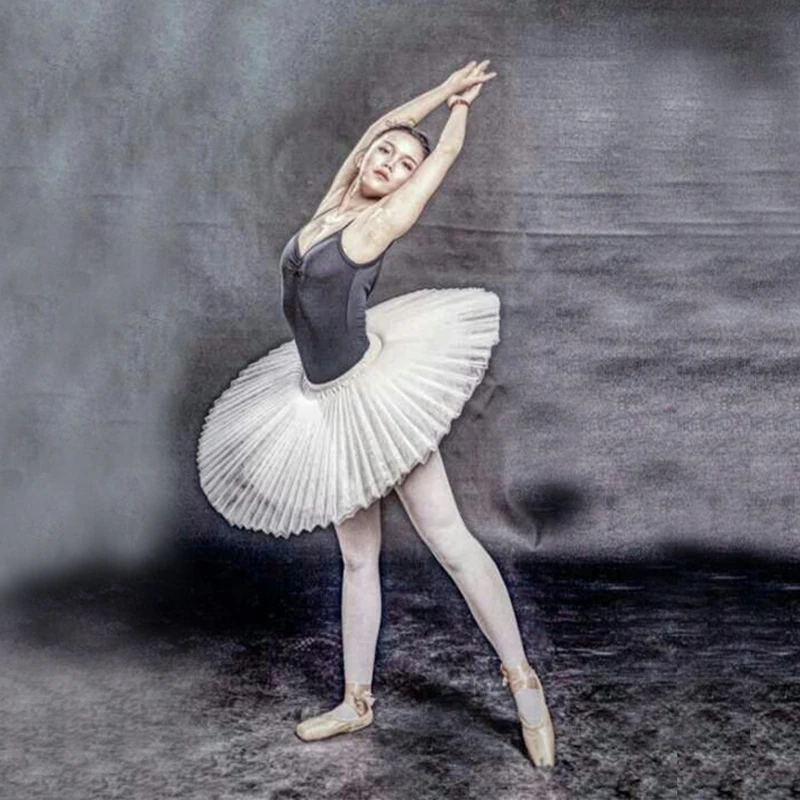 Profesjonalna baletowa spódniczka tutu dla dorosłych czarna sztywna naleśnik pół baletowa spódniczka tutu dziewczęca tiulowa praktyka spódniczka tutu Kid biały półmisek Tutu