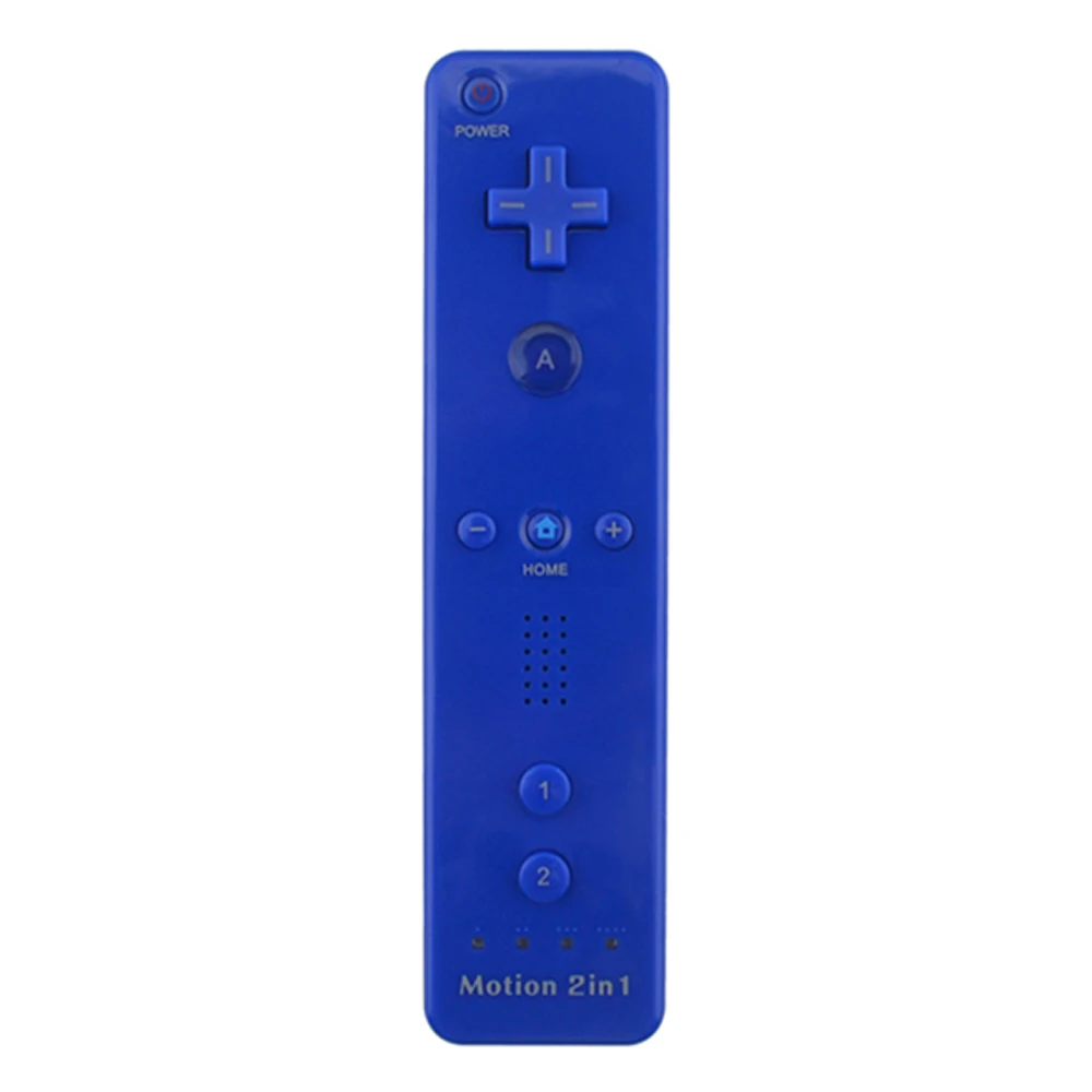 2 in 1 Built in Motion Plus Remote Controller Gamepad for W-i-i Console Game