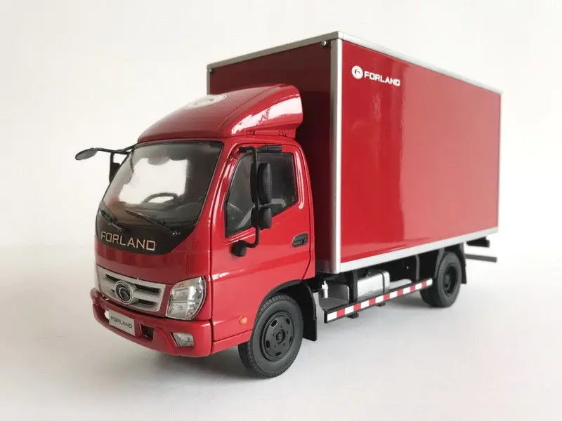 Collectible Alloy Toy Model Gift 1:24 Foton Forland Timing Aumark Delivery Van Truck Vehicles DieCast Toy Model  Decoration