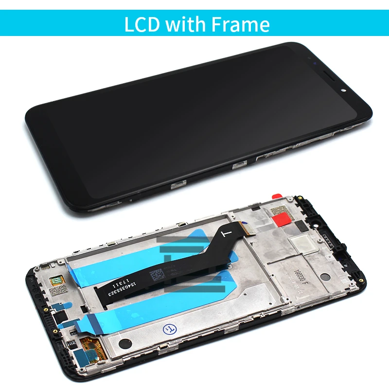 For Xiaomi Redmi 5 Plus LCD Display Touch Screen Digitizer Assembly with Frame Replacement Repair Spare Parts with Gift