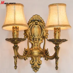 Antique Bronze Wall Sconce Light Fashion Bedroom Bedside Lamp Sconce Light Modern Antique