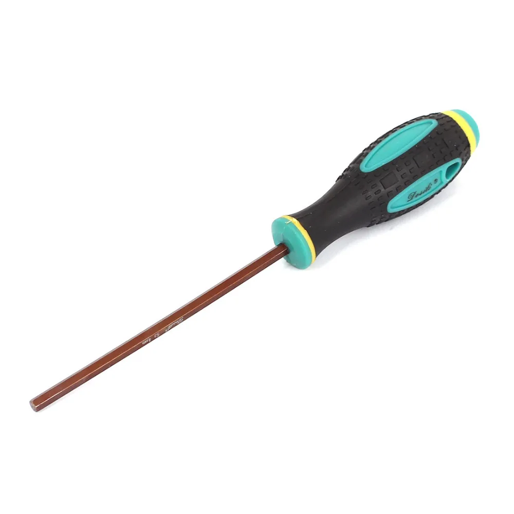 UXCELL 1Pcs 75mm Long Antislip Grip H4 4mm Hex Hexagon Magnetic Tip Screwdriver