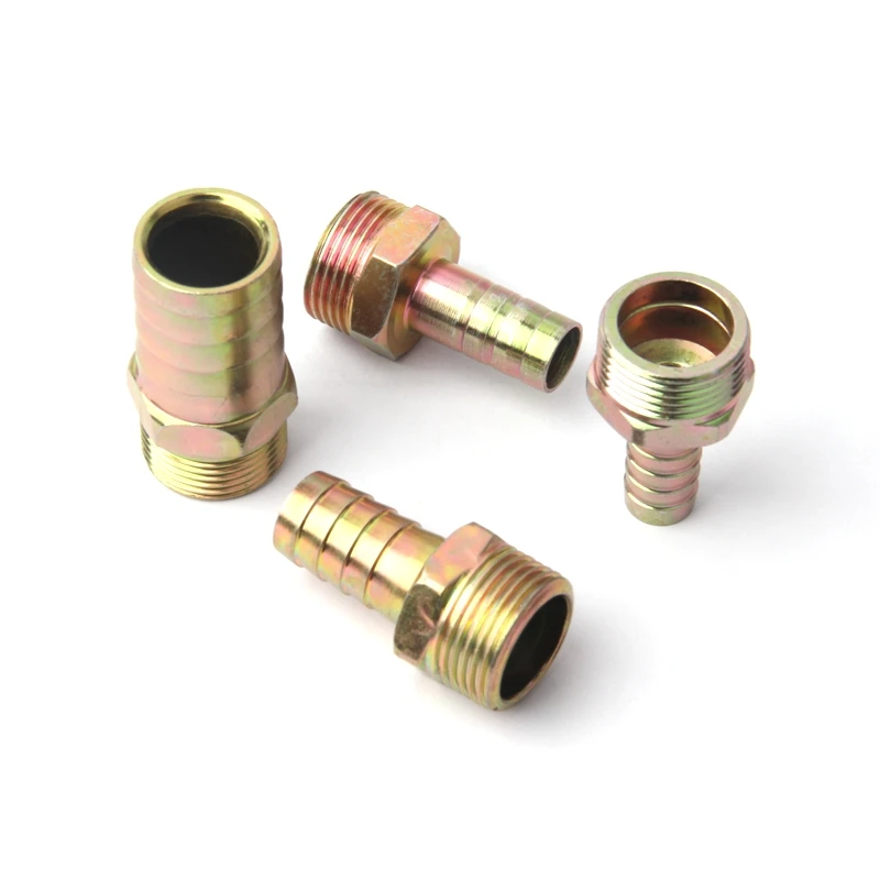 

5pcs 1" Male Thread To 16/19/25/32mm Barstock Iron Pagoda Galvanization Joint Hydraulic Coal Gas Tsui Trachea Hose Connector