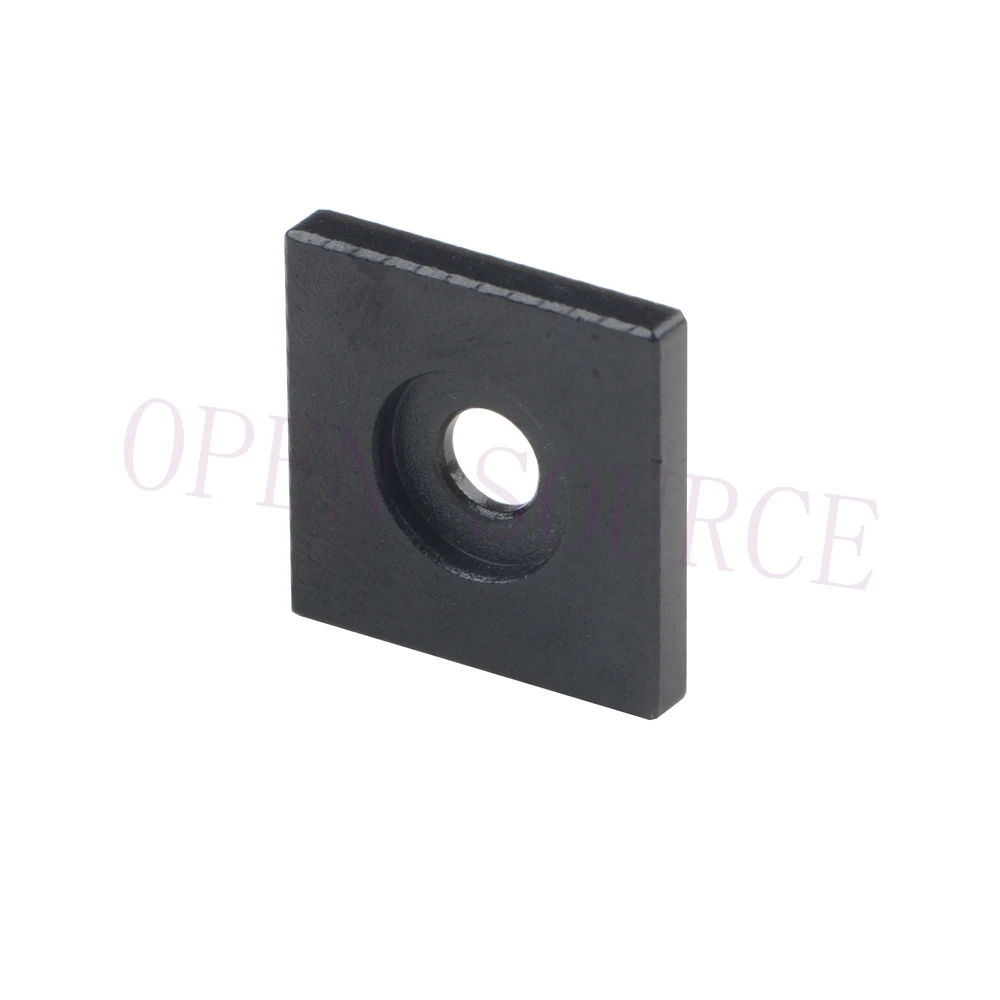 10pcs 3D Printer Openbuilds black anodized aluminum end cap for 2020 2040 2060 2080 20100 Aluminum profile extrusions