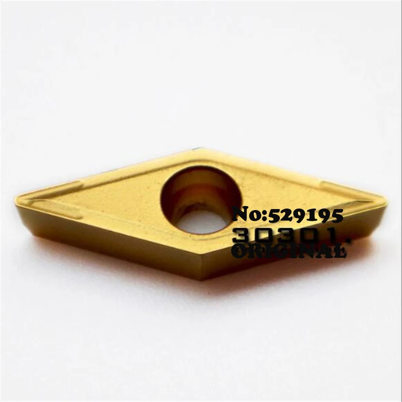 Original VCMT160404 VCMT160408 US735 Carbide Inserts VCMT 160408 for Stainless Steel 160404 Copper Lathe Cutter Tools Turning