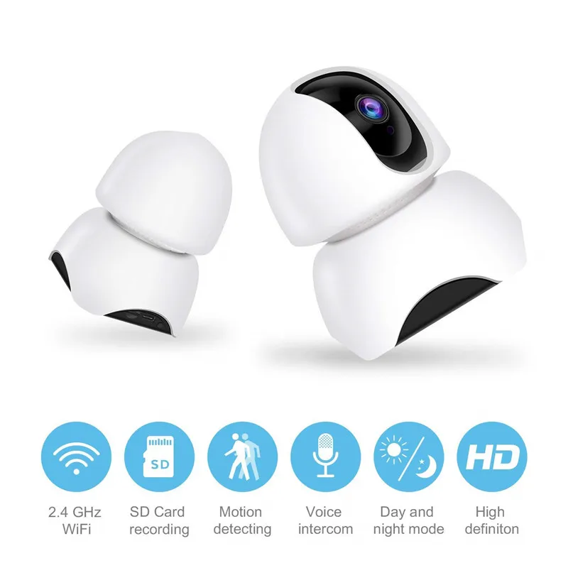 WiFi Camera 720 1080P Wireless IP Home Security Surveillance Camera for Baby Monitor Two Way Audio Night Vision Motion Detection