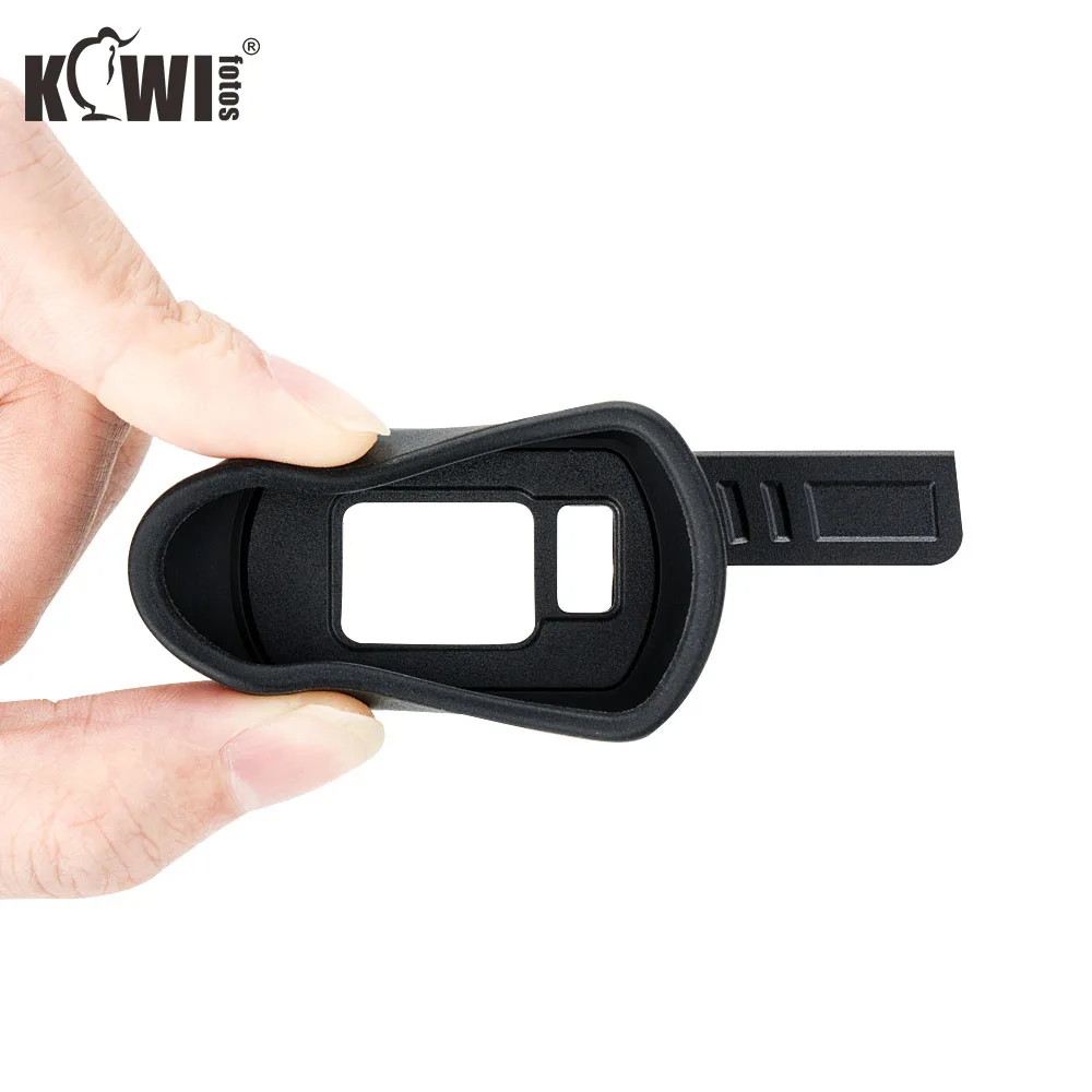 Zachte Siliconen Camera Zoeker Oculair Zwarte Upgrade Oogschelp Voor Fujifilm X100F Fuji X 100F Camera Eye Cup Met Hot Shoe cover