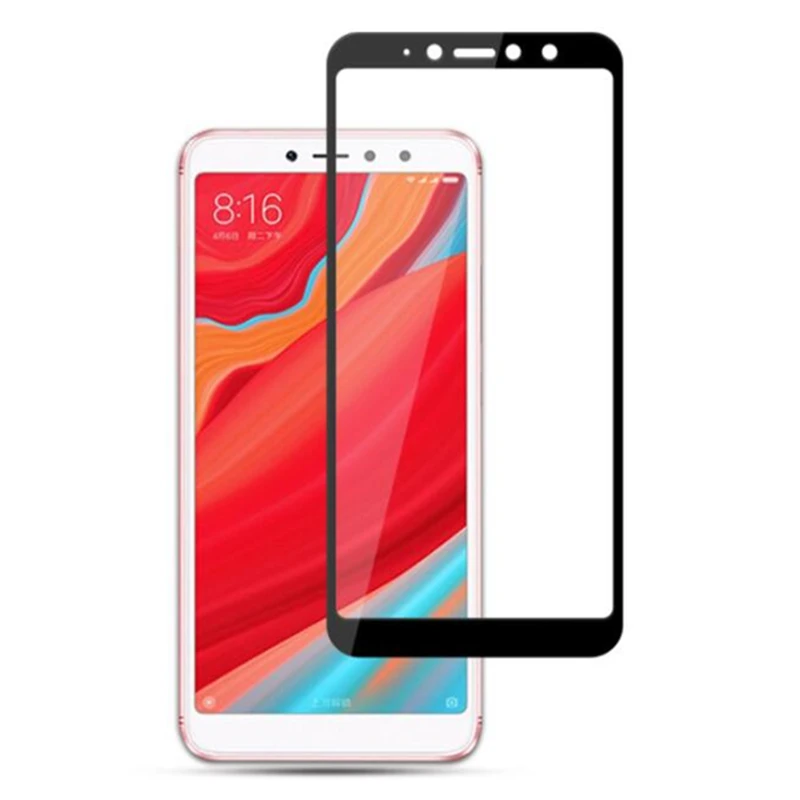 Full Cover Tempered Glass For Xiaomi Redmi S2 RedmiS2 Screen Protector Black White Gold Color Protective Film Guard