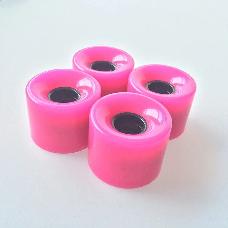 1Set(4 pcs) Blank Pro 60 X 45 mm PU Wheels fit 22 Inch Cruiser Board Plstic Skateboard Backpack Longboard Skate board