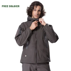 FREE SOLDIER outdoor sport camping tactical military jacket men's clothing hiking softshell coat windproof warm cloth US size