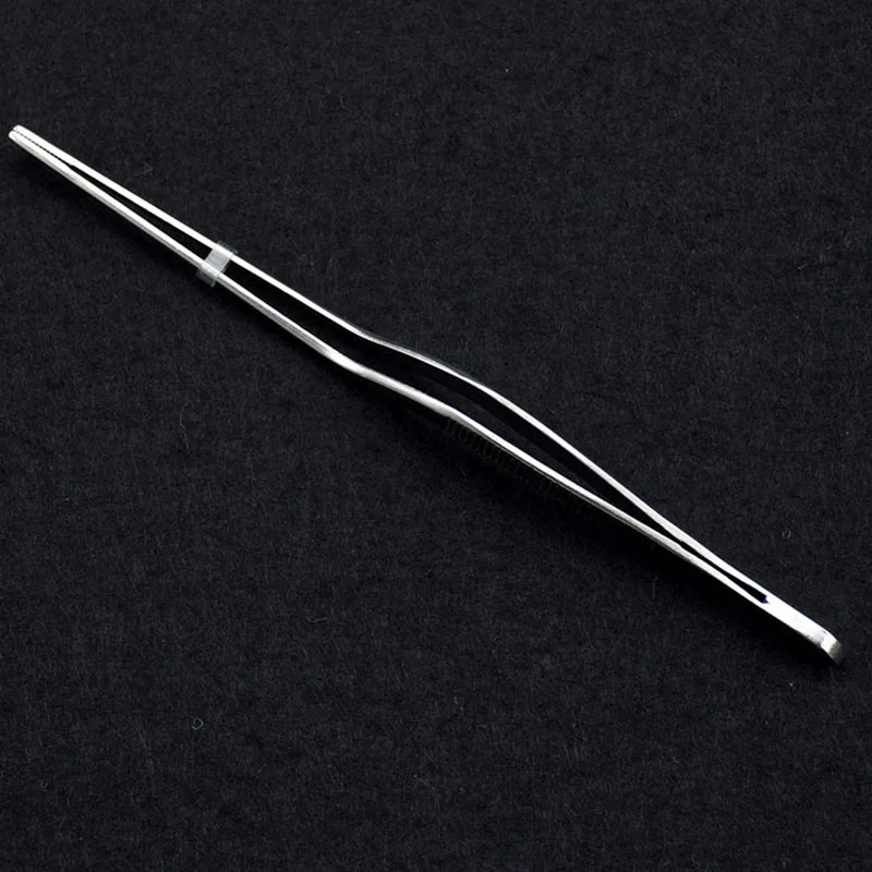 1 pcs Steel Curved Tweezers Ear Nose Sore Throat Smooth Ear Forceps Ear Care Wholesale