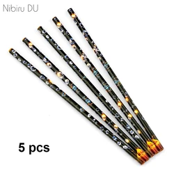 5pcs Wax Dotting Pen Pencil Rhinestone Picker Tools Crayon Picking Up Pen Nail Art Manicure Dotting Tool Random Color