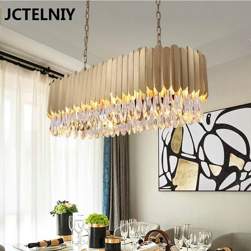 Luxury k9 crystal chandelier gold shine living room lamp hotel decoration Leaf crystal lamp