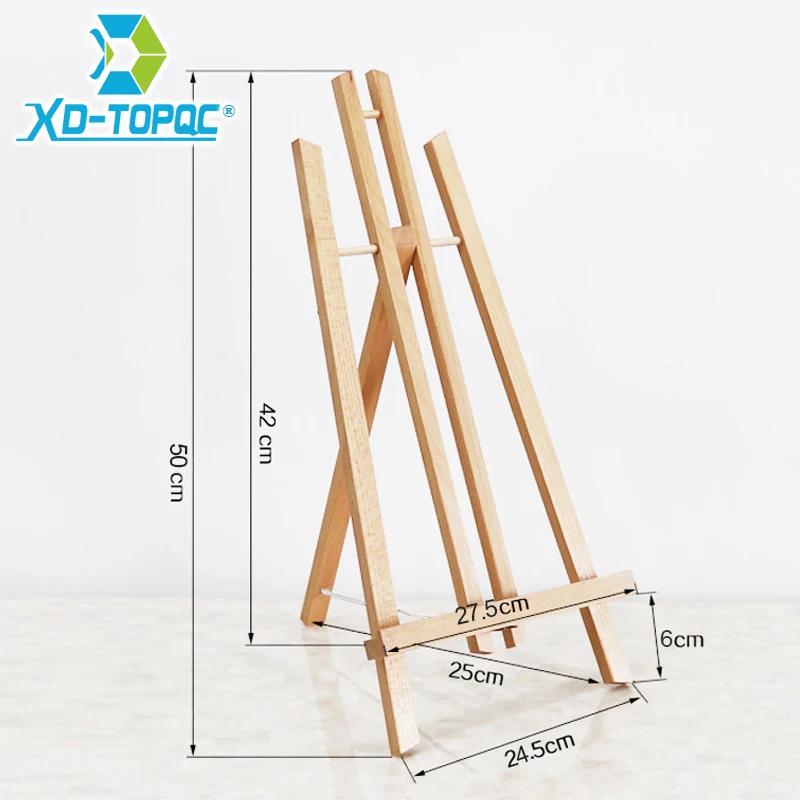 Pine Wood Easel 3 Sizes Tabletop Drawing Artist Wooden Fold Standing Easels Painting Whiteboard Chalk board Easels WE05