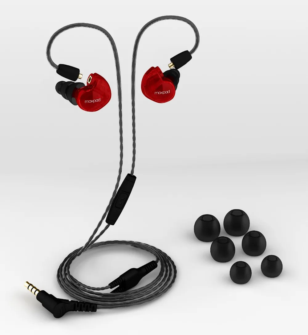 

Спортивные наушники-вкладыши Moxpad X6 с микрофоном, Hi-Fi, с кабелем MMCX