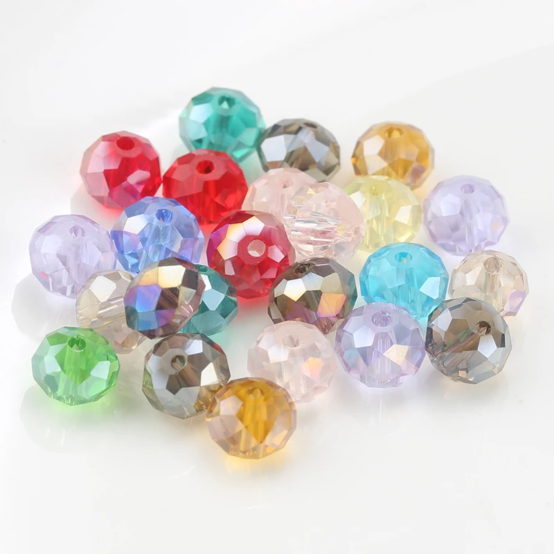 wholesale 4mm plated Color faceted round glass beads crystal beads Jewelry beads for bracelet necklace Jewelry making 150pcs