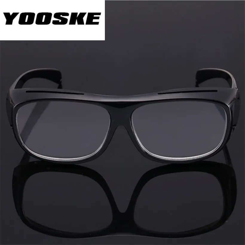 YOOSKE Fashion Big Vision 1.6/1.8 times Reading Glasses Magnifies Vision Presbyopia Eyewear +250.+300