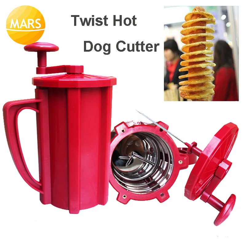 

Twisted Potato Cutter Slicer Spiral French Fry Chips Cutting Machine Twister Hot Dog Spiral Potato Cutter in Kitchen Tools