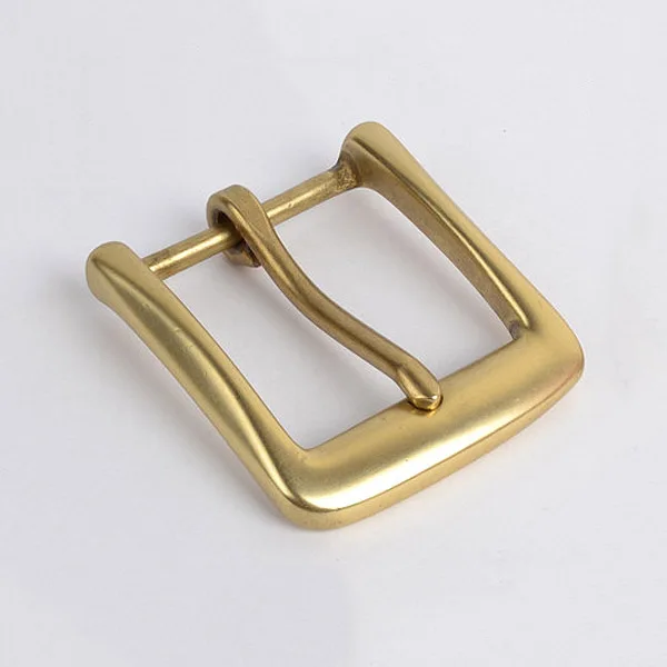 High quality Solid brass pin buckle Fashion Men\'s Belt Buckles fit 4cm 1.57in Wide Belt Classic Mens Jeans accessories 40mm