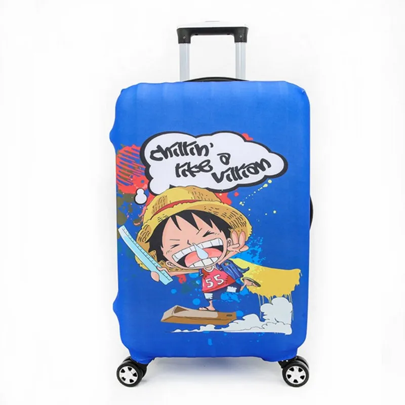 

Fashion Waterproof Spandex Cartoon Printing Travel Luggage Cover Elastic 18-30 Inch Anti-dust Suitcase Trolley Case Protection