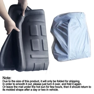 Heckauto -Teppich, Auskleidung, Bodenschutz für VW Volkswagen Golf R32 5 6 GTI R32 Schrägheck 2006 bis 2014 10 Hauptverkaufsteppichgolf 6 - №10