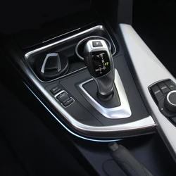 Car Inner Center Control Gear Shift Panel Decorative Sticker Cover Trim For BMW 3 4 Series 3GT F30 F31 F32 F34 F36 Accessories