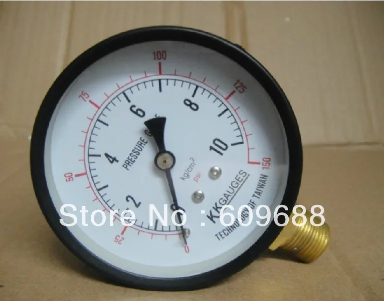 

water pressure gauge,air pressure gauge,vacuum gauge,10KG 3/8 bud,dial dia 100mm