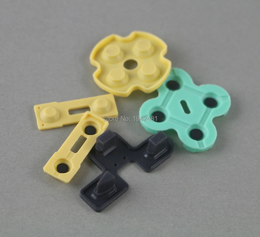 50set per Sony PS2 Controller riparazione cuscinetti in silicone di gomma conduttiva per Playstation 2 maniglia una versione di ricambio
