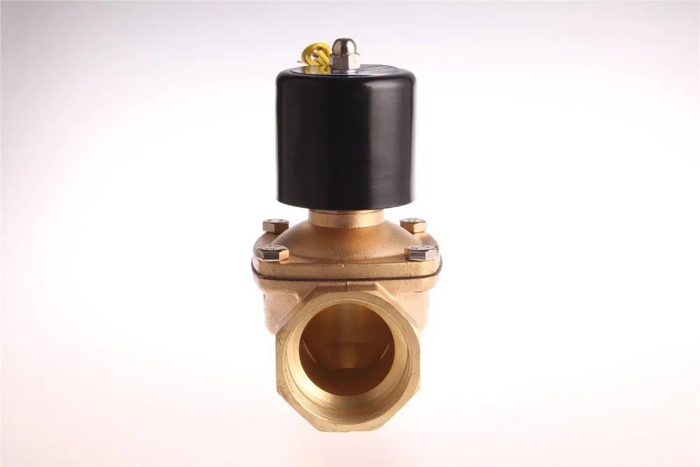 Two Way NC Interruttore 1.5 "Pneumatica Elettrovalvola 2W400-Valvola Acqua 12 V 24 V 110 V 220 V
