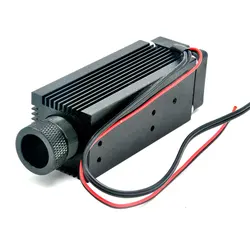 808nm 980nm C-Mount Laser Diode Housing Case Aluminium with IR Glass Lens Fan Heatsink