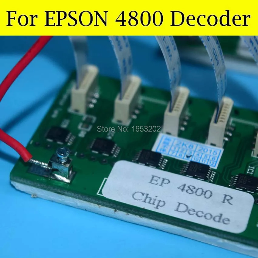 Chip Decoder For Epson Stylus PRO 4800 4880 7400 9400 7450 9450 7880 9880 4400 4450 Printer Ink Cartridge