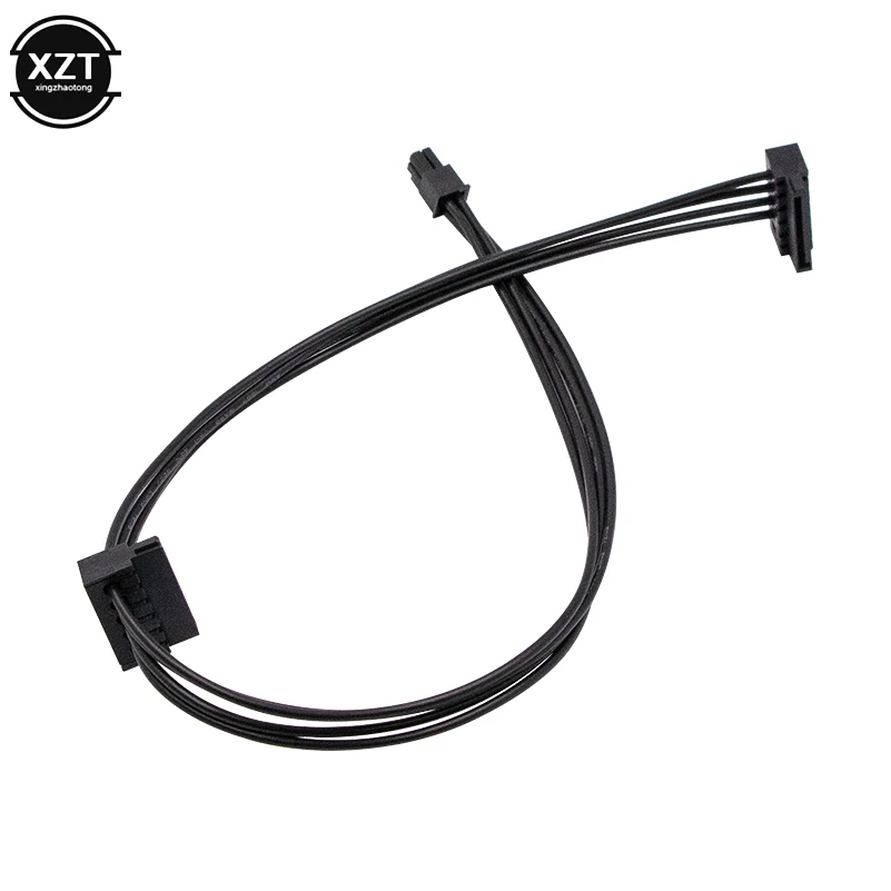 Câble d'alimentation Mini 4 broches tournant 2 SATA pour Lenovo M410 M415 B415 510SA, Interface de carte mère 4 broches vers deux SATA SSD