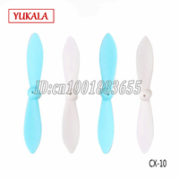 Free shipping 5set=20pcs Cheerson CX-10 Main Blade Propellers Spare Parts for WL V272 V282 V292,JXD-395 Mini RC Quadcopter