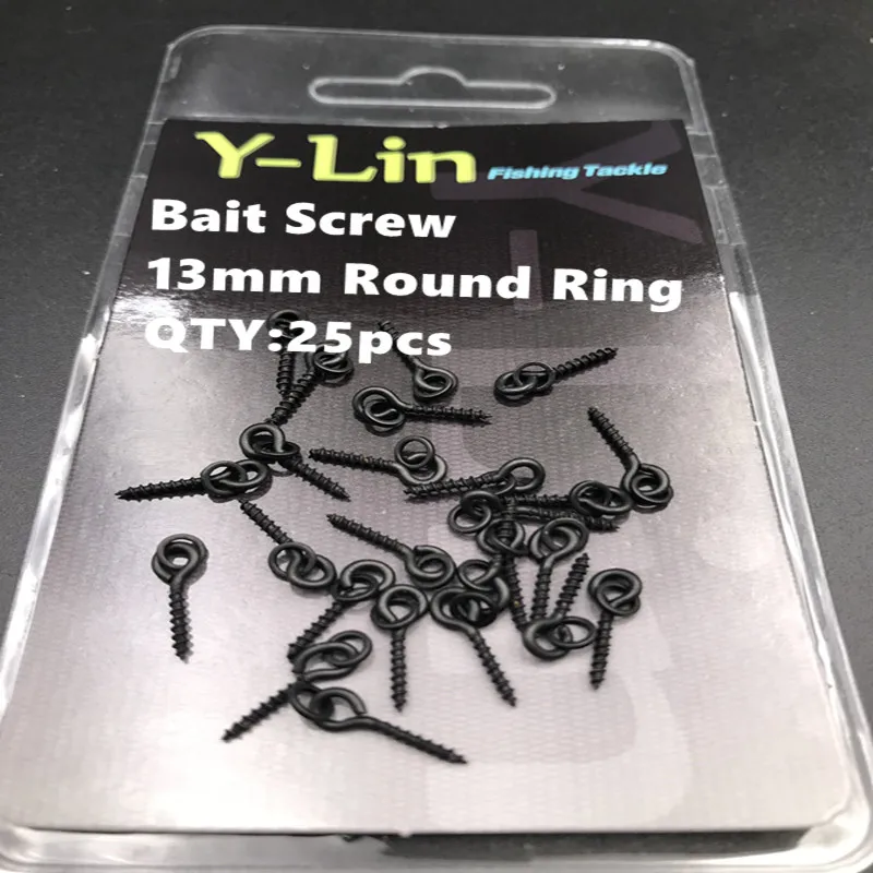 13MM Carp Fishing Pop Up Boilies Bait Screw With Ring 25pcs Pegs Hook Link Stops Rair Rigs Tools Imitation Corn Tiger Nut Screws