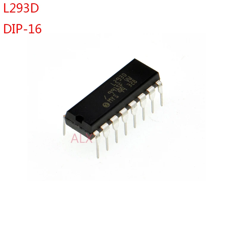 5PCS L293D DIP-16 STEPPER motor DVIER CHIP IC  Push-Pull Four-Channel