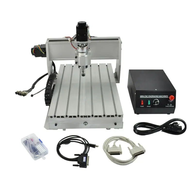 CNC 3040 Engraving Machine Threads Screw CNC Router 3 AXIS Engraving Milling Drilling Cutting CNC 3040 T-D Machine