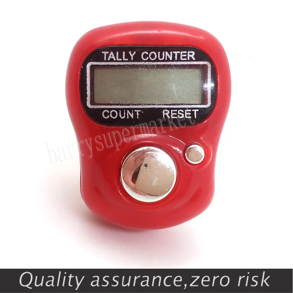 1 szt. Mini elektroniczny cyfrowy palec golfowy LCD trzymany ręcznie licznik zestawień Musabah Hatim Tasbih dla muzułmanina