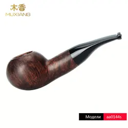 Ru-2018 New 1pcs High-grade Wooden Bruyere Wood Tobacco Pipe smoking For 9 mm filter aa0144