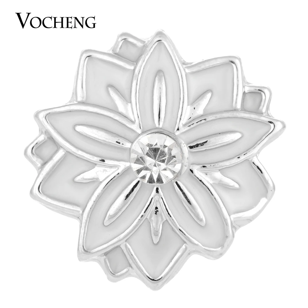 Vocheng Snap Charms 3 Colors Hand Painted 18mm Charms Jewelry Vn-1325