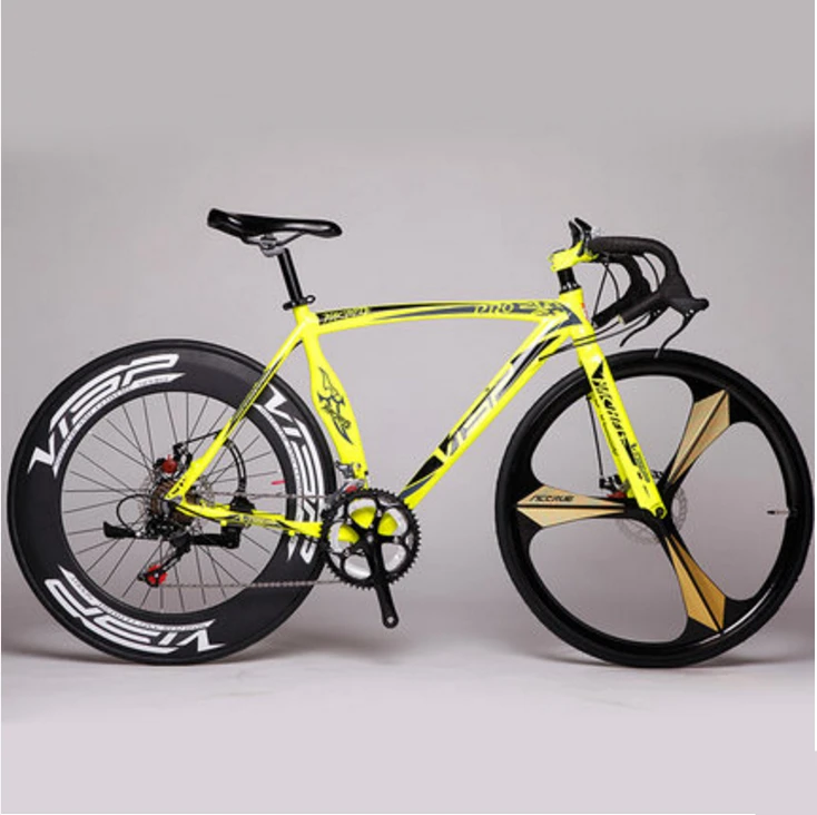 New Brand Road Bike Aluminum Alloy Frame Dual Disc Brake 14 Speed Bicycle Outdoor Sports Cycling Racing Bicicleta