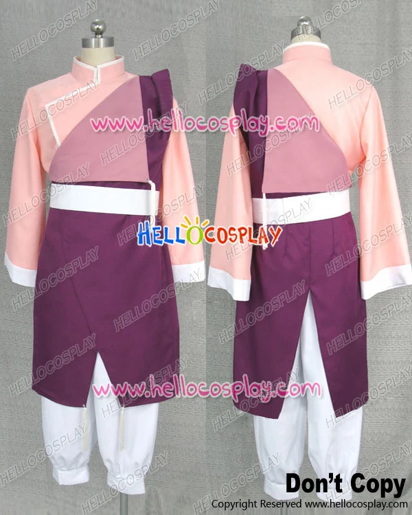 

Fullmetal Alchemist Cosplay May Chang Pink Kung Fu Uniform Costume H008