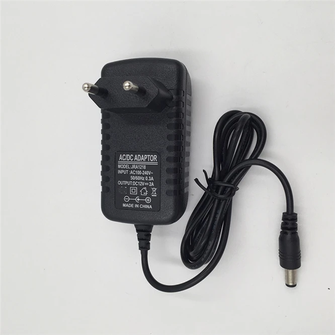 24W DC 12V 2A Security camera switch power supply Universal Power Adapter Supply Charger adapter Eu for LED light strips