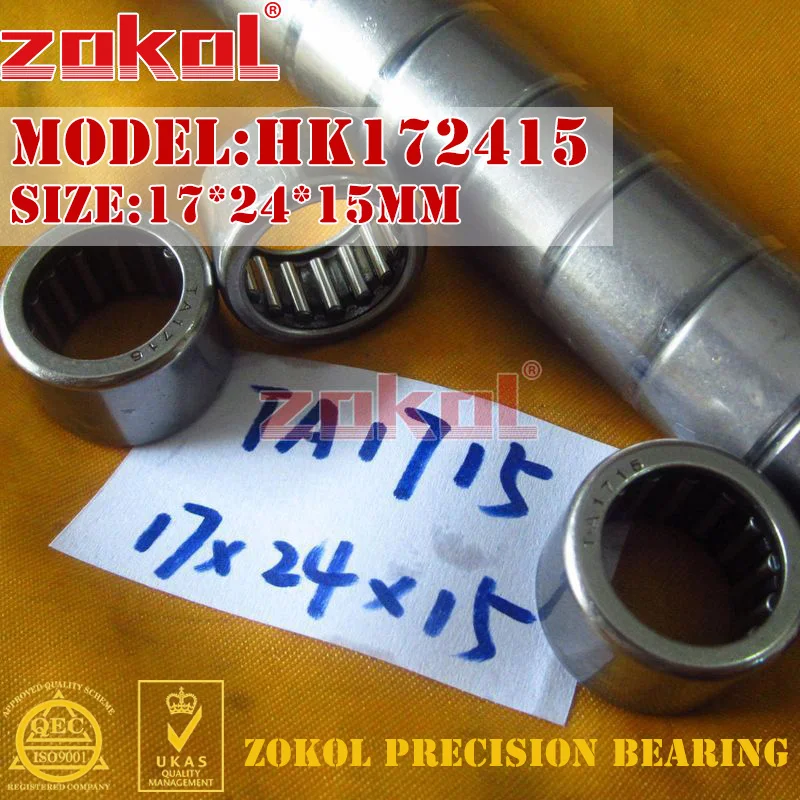 

5Pcs/Lot HK172415/20 TA1715/1720 Needle Roller Bearing 17*24*15 17*24*20MM ZOKOL