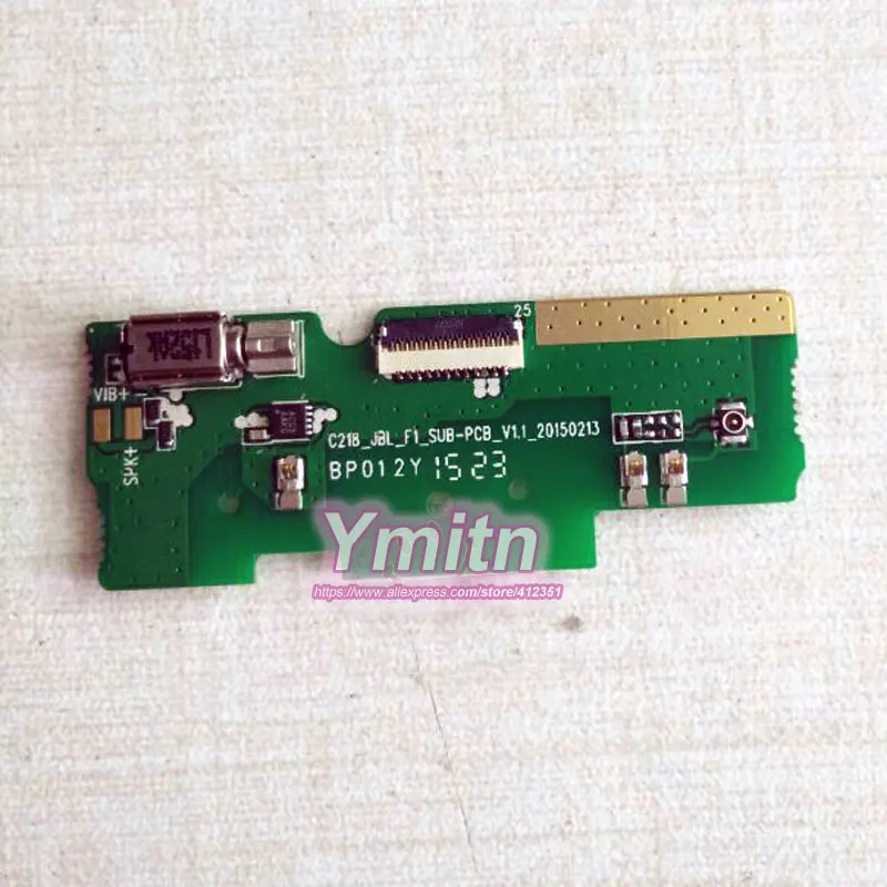 Ymitn Housing USB Module Plug Charge Board Flex Microphone Vibration Charging interface For Elephone P7000 MTK6752