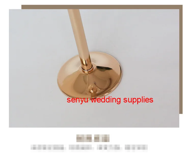 Gold Crystal Tealight Candle Holders Candlesticks Stand for Wedding Table Centerpieces Father's Day Home Decoration senyu0101