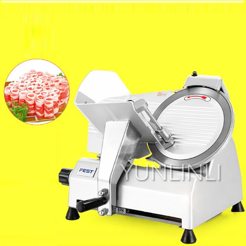 Mutton Roll Slicer Commercial Meat Planer 10 Inch Semi-automatic Meat Slicer