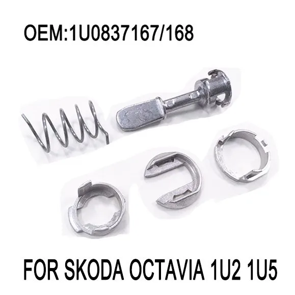 New! For SKODA OCTAVIA 1U2 1U5 Door Lock Cylinder Barrel Repair Kit Front Side