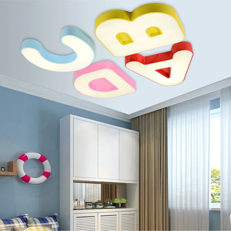 Children's room ceiling lamp nursery school classroom led eye lamp playground ceiling light modern hotel living room led lights